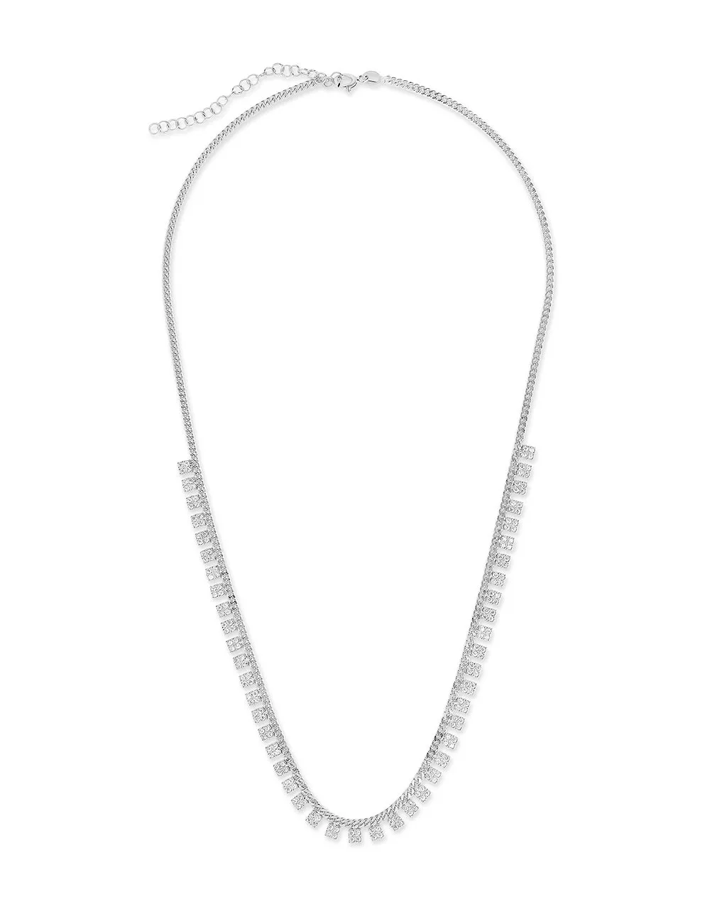 Multi CZ Charm Necklace