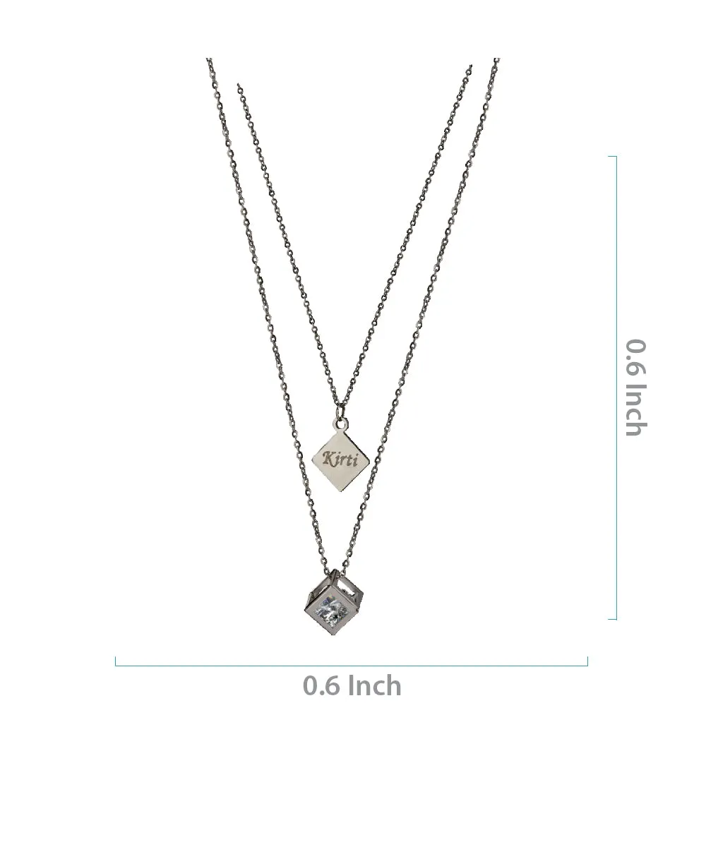 Name Engraved Ladies Pendant