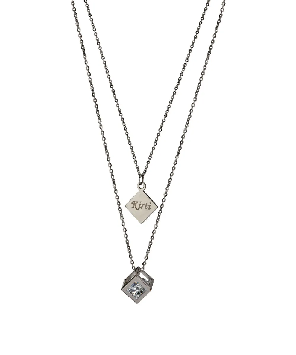 Name Engraved Ladies Pendant