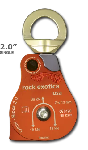 Omni-Block Swivel Pulley, Single - Rock Exotica