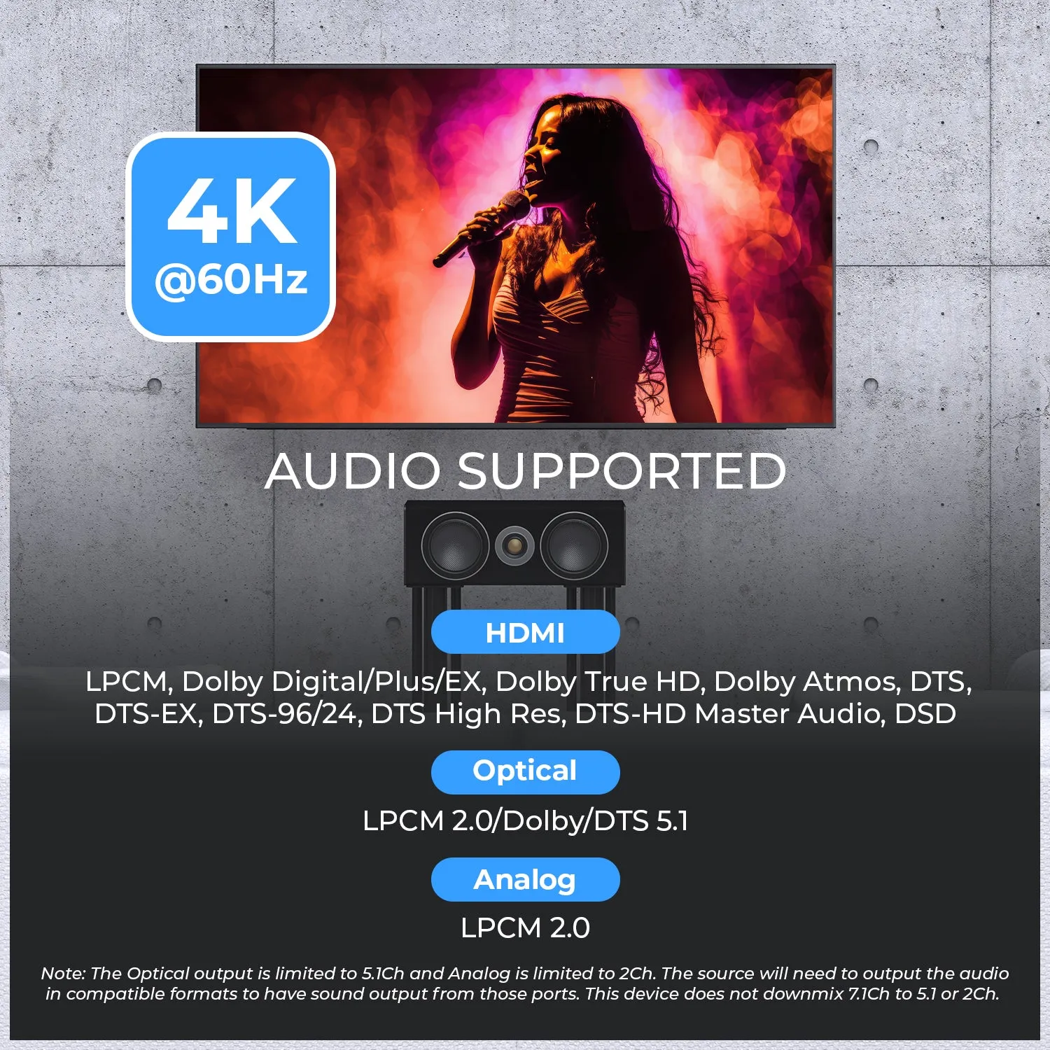 OREI 8x8 4K Seamless Matrix with Video Wall (UHDS-808VW)