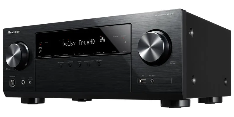Pioneer VSX-832 5.1 Channel Receiver 4K Chromecast Bluetooth WiFi Atmos 825W (Certified Refurbished)