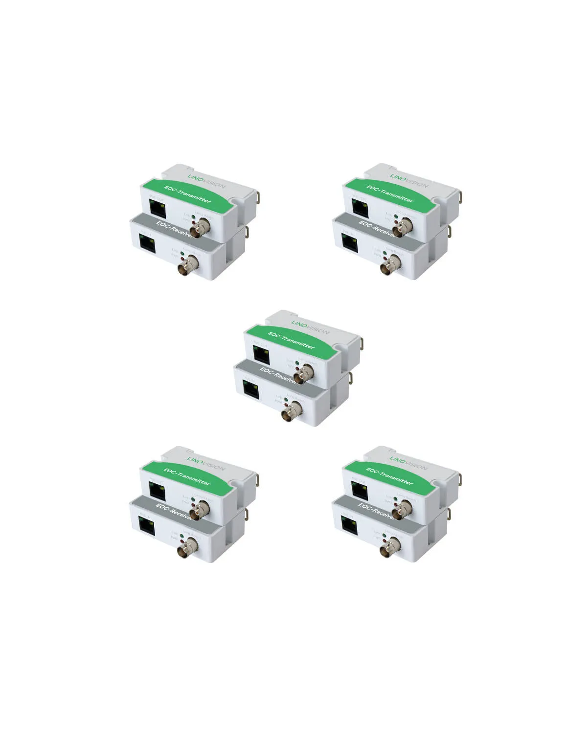 PoE   Ethernet over Coax (EOC) Converter (5 Pack)