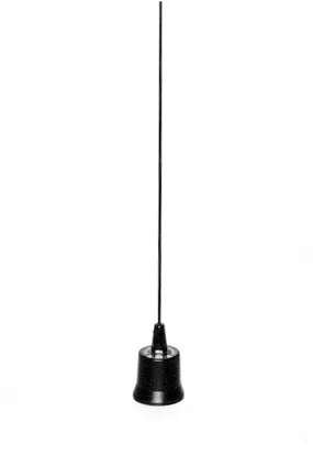 Pulse Larsen NMO150BHW VHF 144-174 Mhz 1/2 λ Whip Anenna and Base Coil - Black
