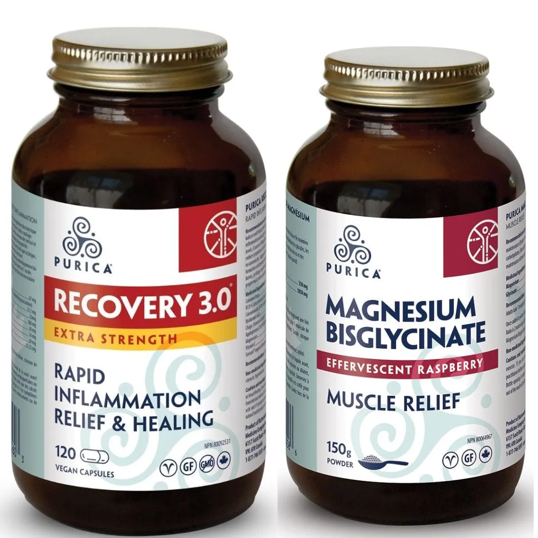 Purica Recovery 3.0 Extra Strength Capsules, Rapid Inflammation and Joint Healing