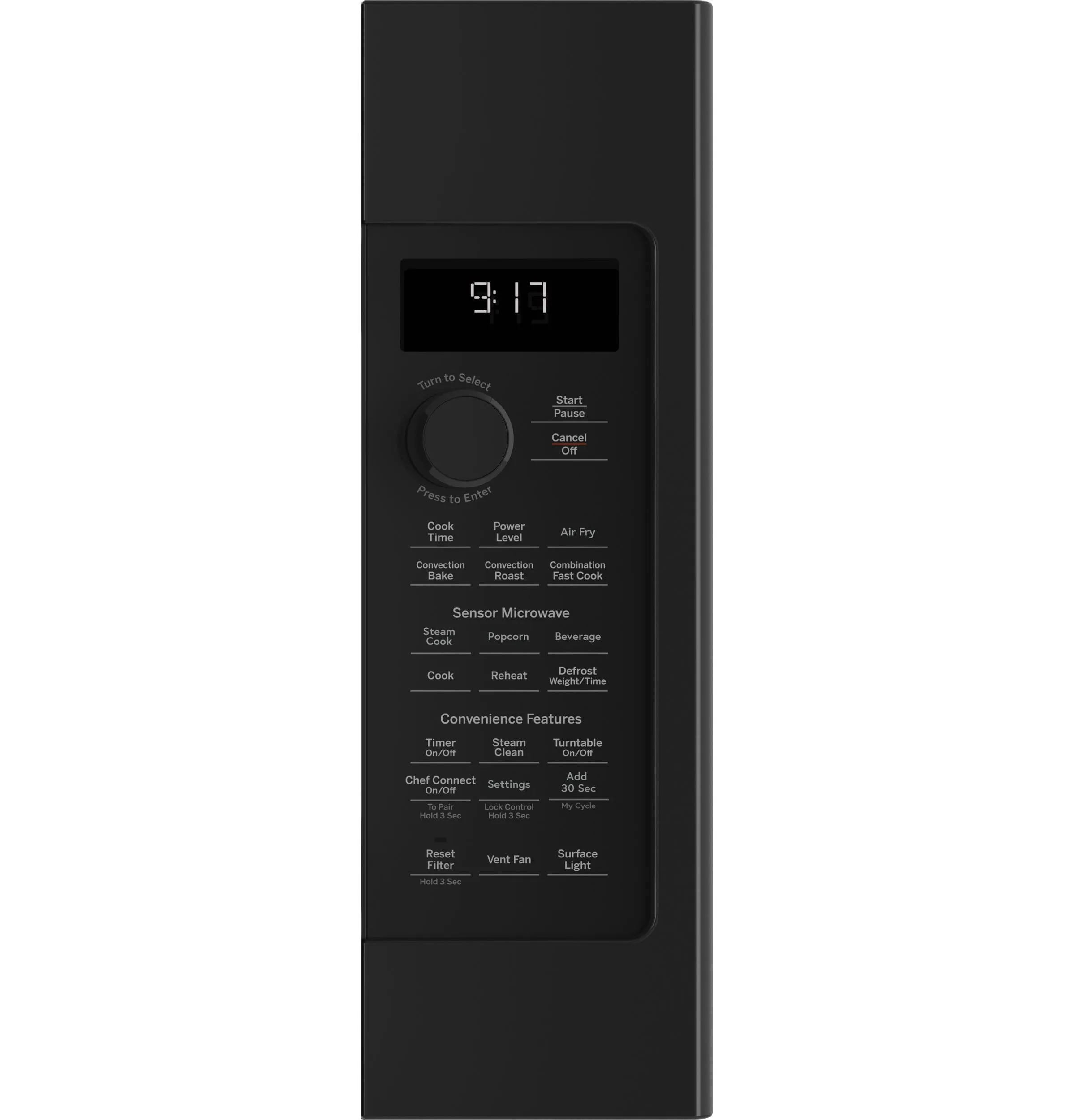 PVM9179DRBB GE Profile™ 1.7 Cu. Ft. Convection Over-the-Range Microwave Oven