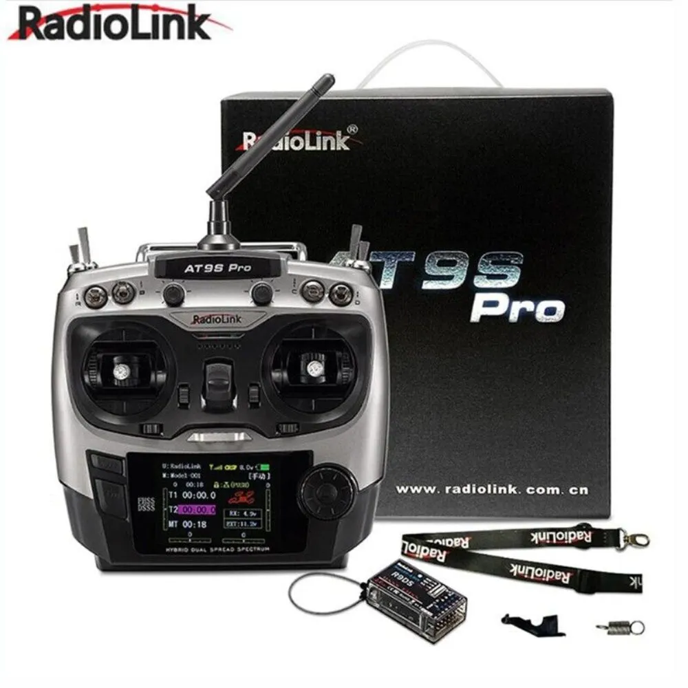 Radiolink AT9S Pro 2.4GHz 12CH RC Drone Remote with R9DS Receiver