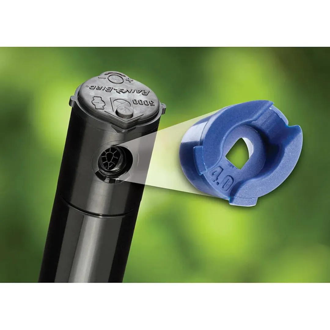 Rain Bird 5004 PLUS 100mm Adjustable 40-360° Gear Drive Sprinklers with Flow Stop Capability (10-15m / 20mm BSP)