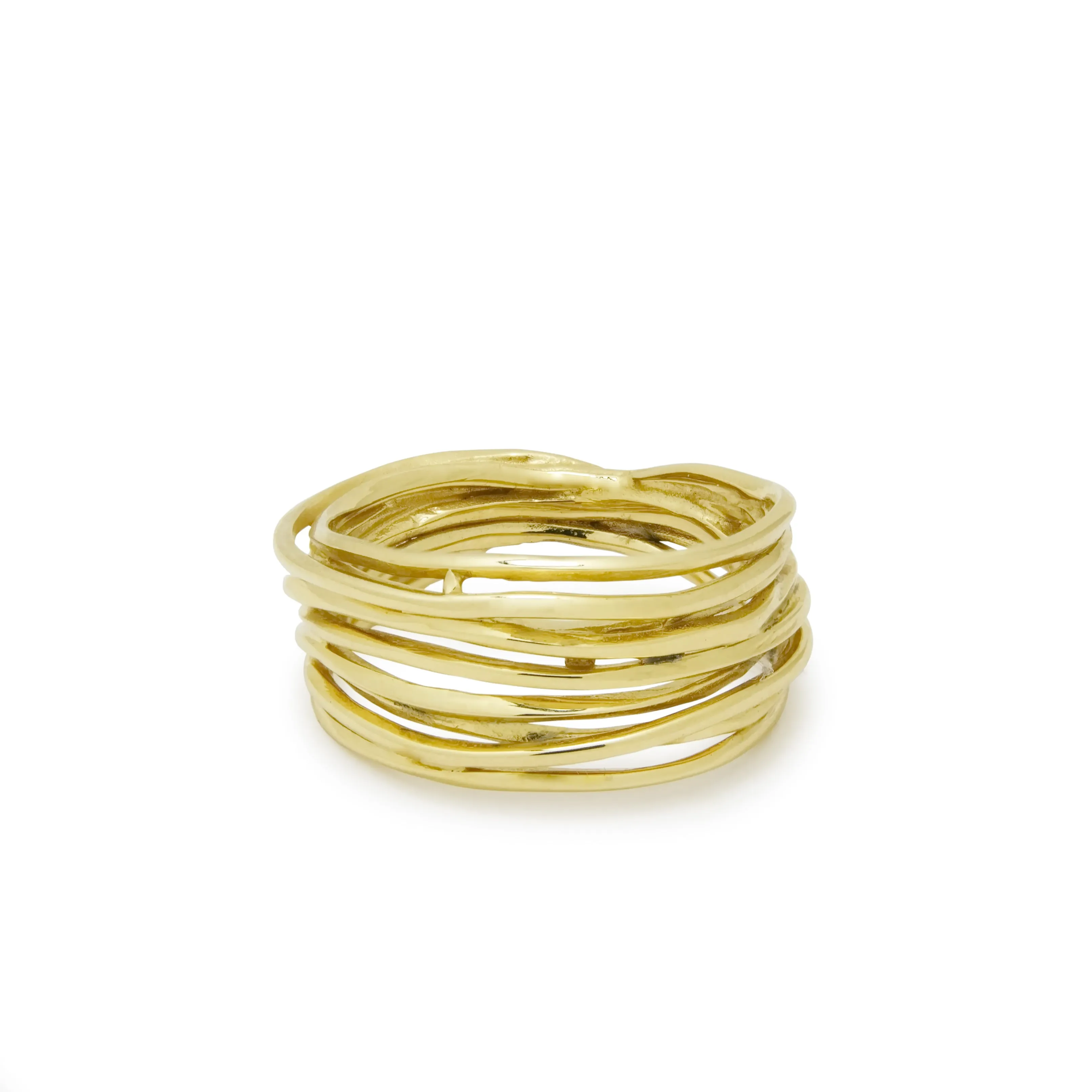 RG1512 Elegant Multi-Band Gold Ring