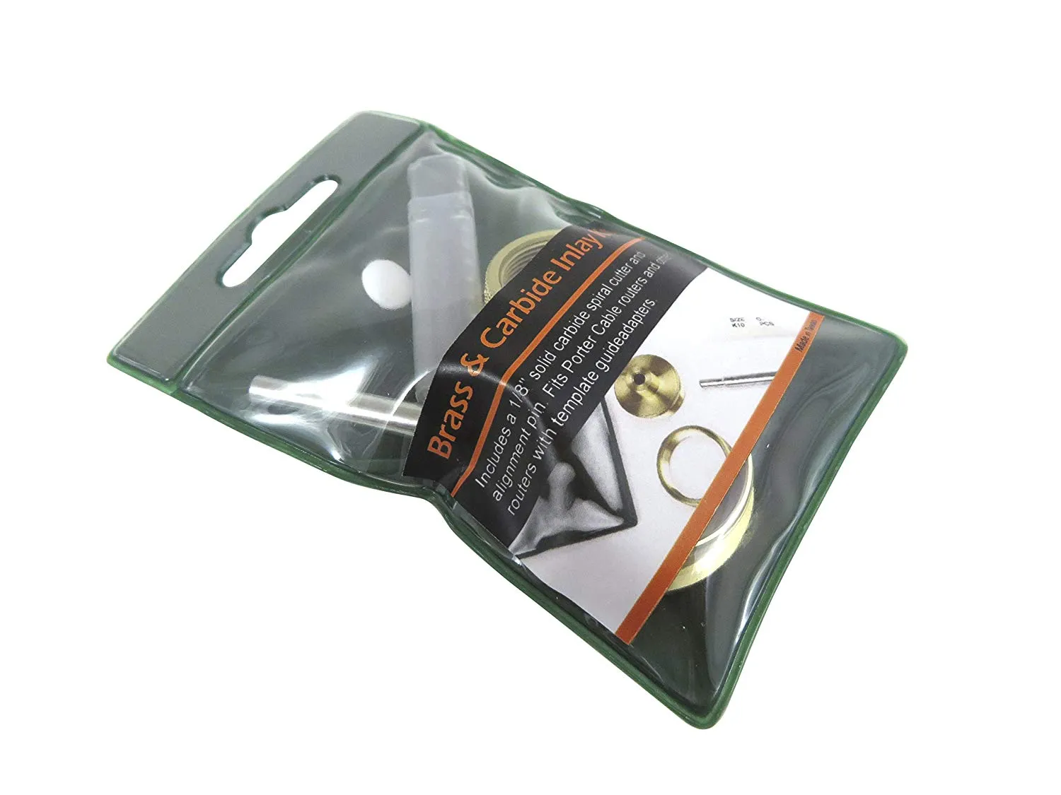 Router Inlay Kit Solid Brass 3 Piece Guide Bushing Set