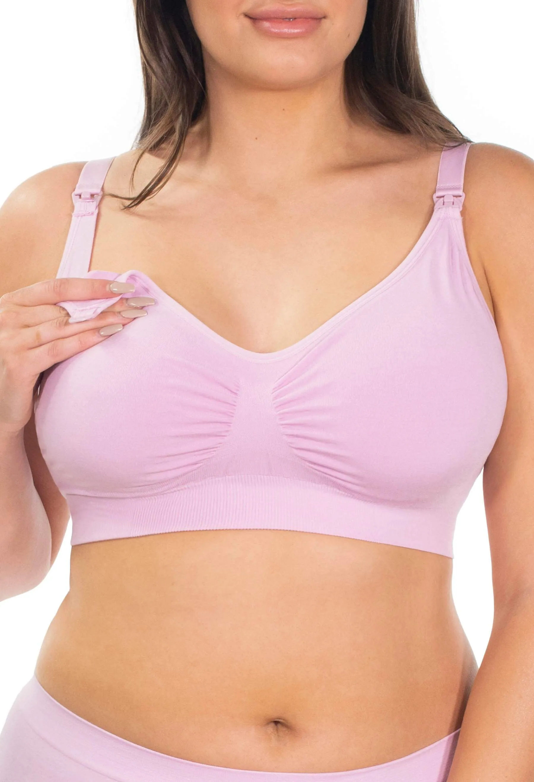 Seamless Comfort Bamboo Nursing Bra