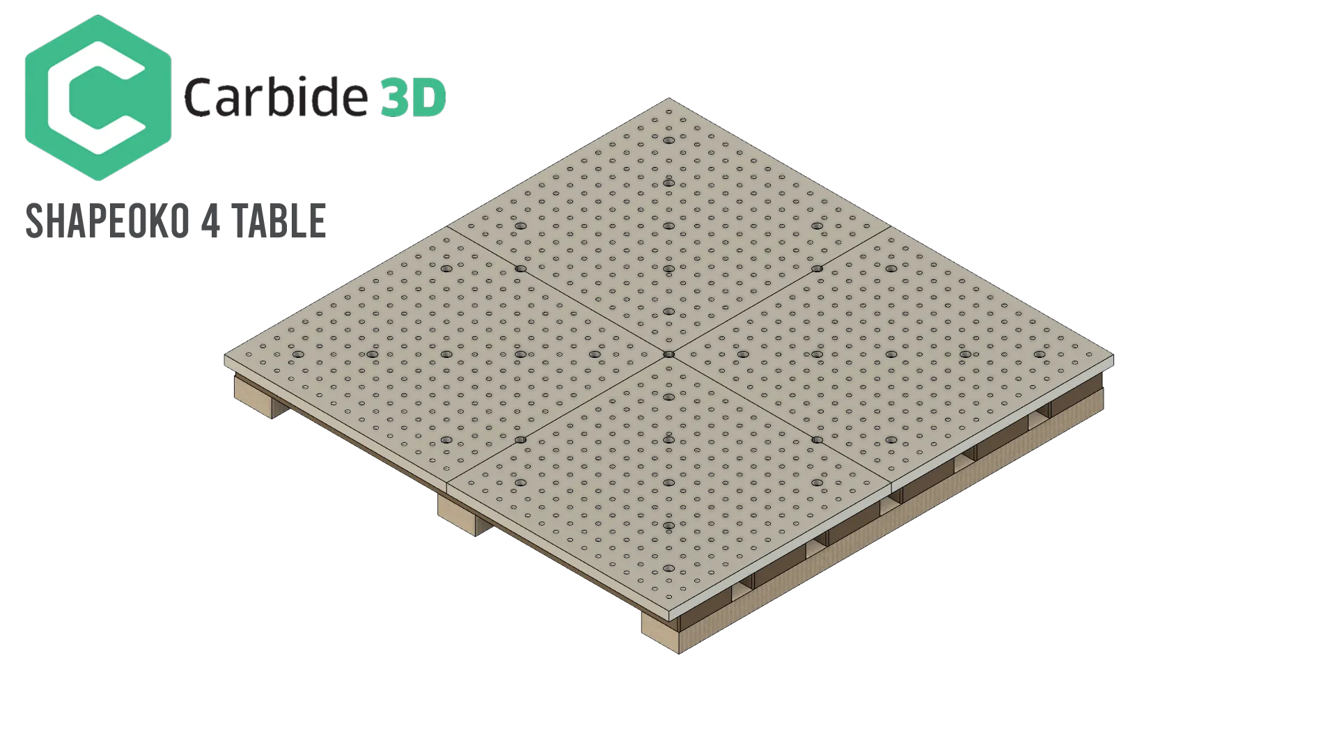 Shapeoko 4, Pro, & HDM Fixture Tooling Plate