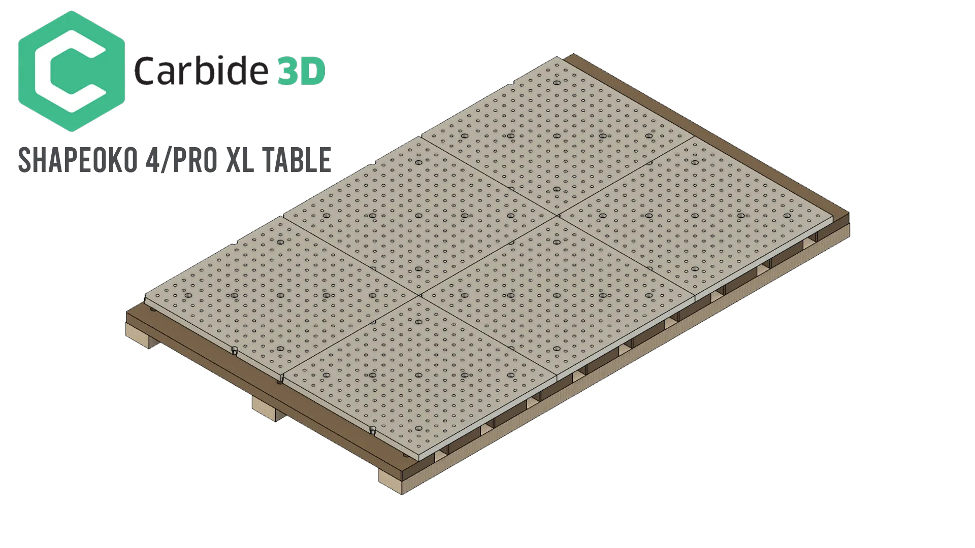Shapeoko 4, Pro, & HDM Fixture Tooling Plate