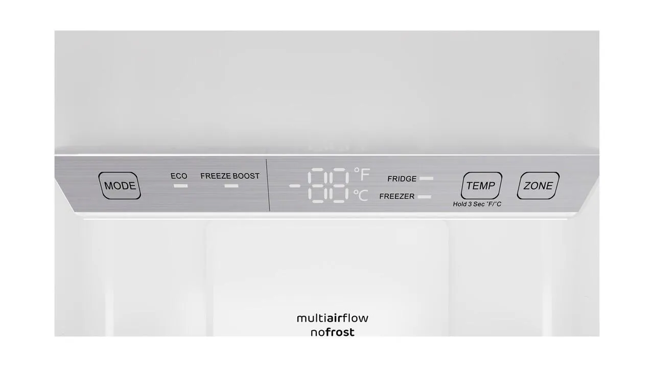 SJB1255GS Sharp 24 in. Bottom-Freezer Counter-Depth Refrigerator