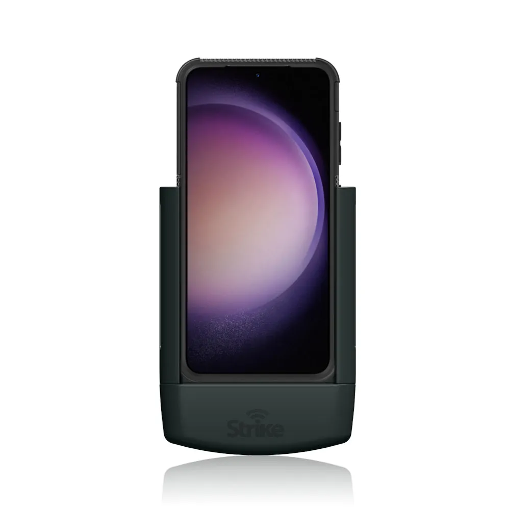 Strike Alpha in-car Cradle for Samsung Galaxy S23 Car Phone Holder that work with Strike Rugged Case On