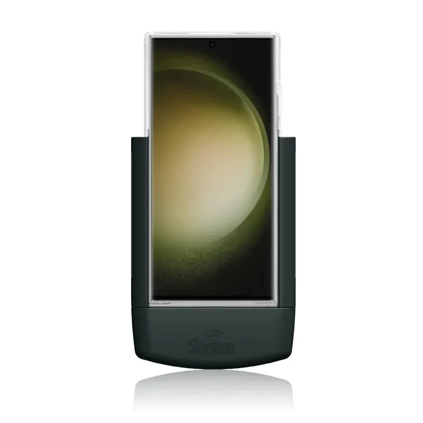 Strike Alpha in-car Cradle for Samsung Galaxy S23 Ultra Car Phone Holder with Strike Case On