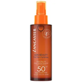Sun Beauty Fast Tan Optimizer Satin Dry Oil SPF50 suchy olejek przyspieszający opalanie 150ml