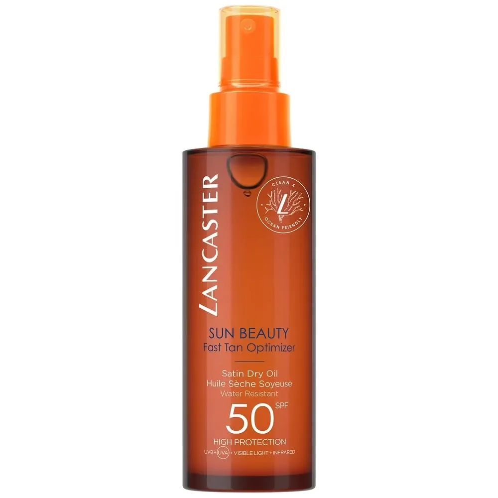 Sun Beauty Fast Tan Optimizer Satin Dry Oil SPF50 suchy olejek przyspieszający opalanie 150ml