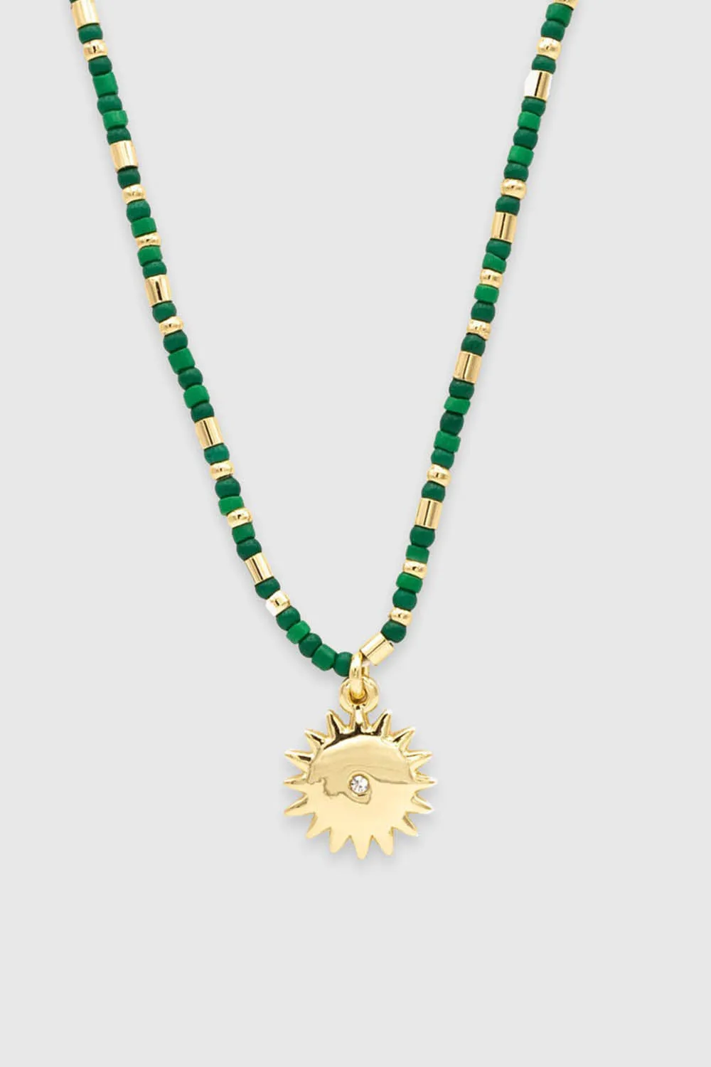 Sun Seed Bead Necklace