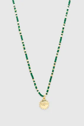 Sun Seed Bead Necklace