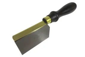 Thomas Flinn / Taytools Half Blind Dovetail Kerfing Tool Extender, 0.025” Thick Blade Ground Square, Folded Solid Brass Back, Beech Handle
