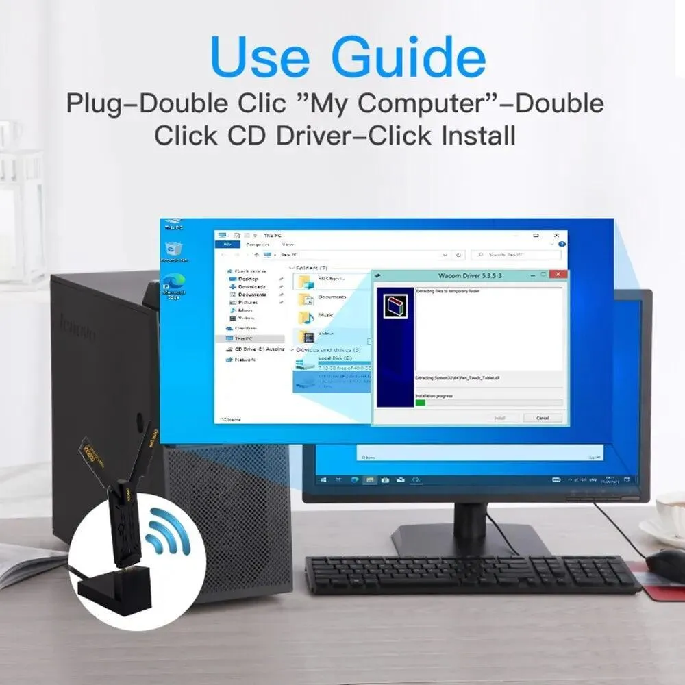 Ultimate Triple-Band WiFi Adapter: Lightning-Fast Desktop Upgrade