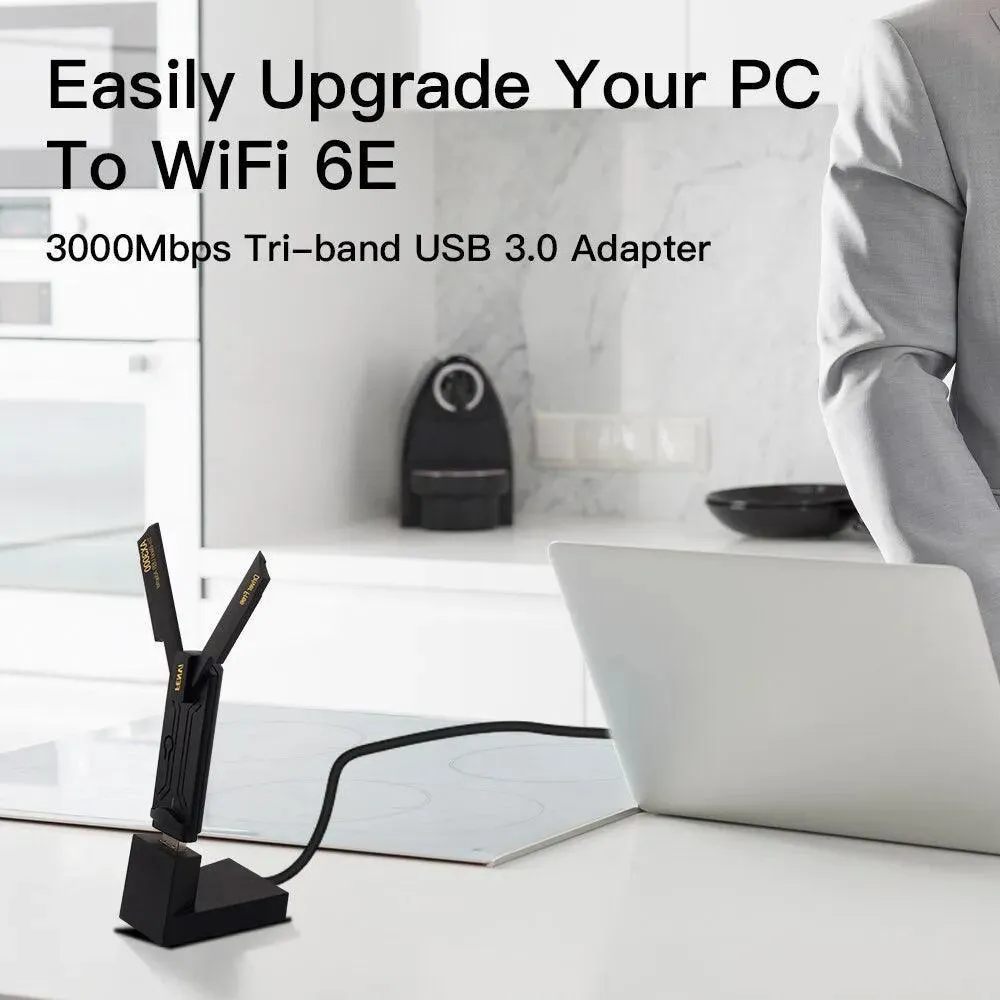 Ultimate Triple-Band WiFi Adapter: Lightning-Fast Desktop Upgrade