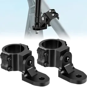 UTV Flag Antenna Mount Bracket 1.5in-1.75in | 1.75in-2in Round Roll Cage Black