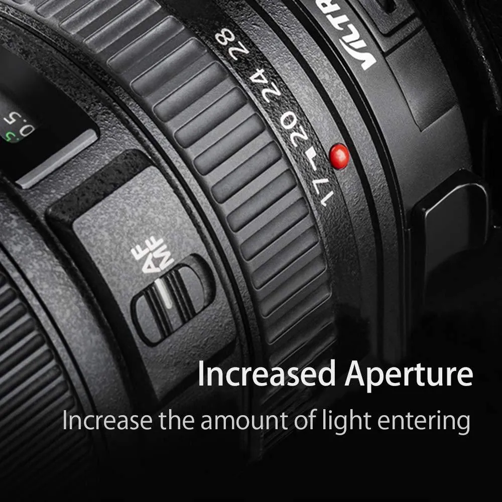 VILTROX EF-E II Electronic Lens Adapter Focal Reducer Booster for Canon EF Mount Lenses to Sony E Mount APS-C Camera Body with PDAF&CDAF Focus Mode and USB Update Port