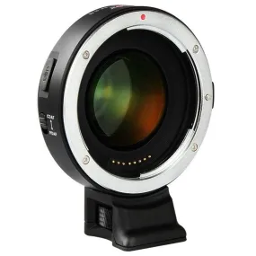 VILTROX EF-E II Electronic Lens Adapter Focal Reducer Booster for Canon EF Mount Lenses to Sony E Mount APS-C Camera Body with PDAF&CDAF Focus Mode and USB Update Port