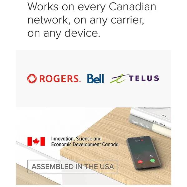weBoost Home MultiRoom (650144) Cell Signal Booster Kit | Up to 5,000 sq ft | All Canadian Carriers - Bell, Rogers, Telus | ISED Approved